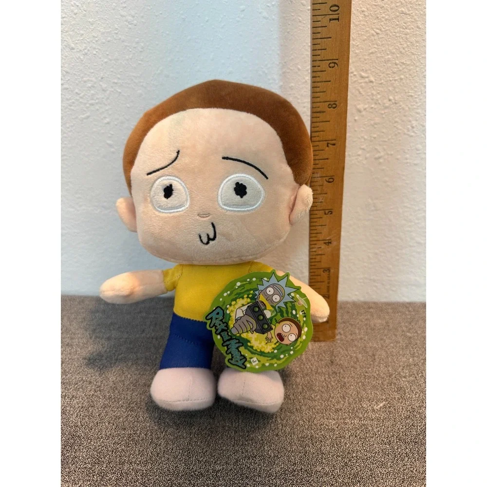 Jazwares Rick And Morty Warner Bros Morty Plush Figure Adult Swim Cartoon Toy 8